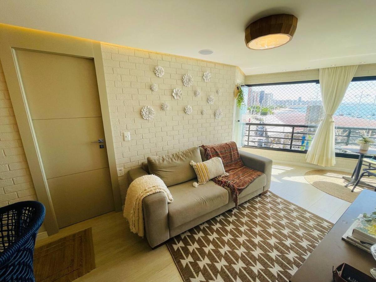Flat Luxuoso Alto Padrao Frente Mar Com 2 Suites No Iate Plaza Fortaleza  Buitenkant foto