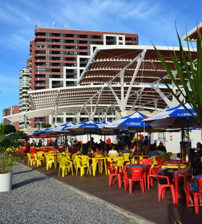 Flat Luxuoso Alto Padrao Frente Mar Com 2 Suites No Iate Plaza Fortaleza  Buitenkant foto