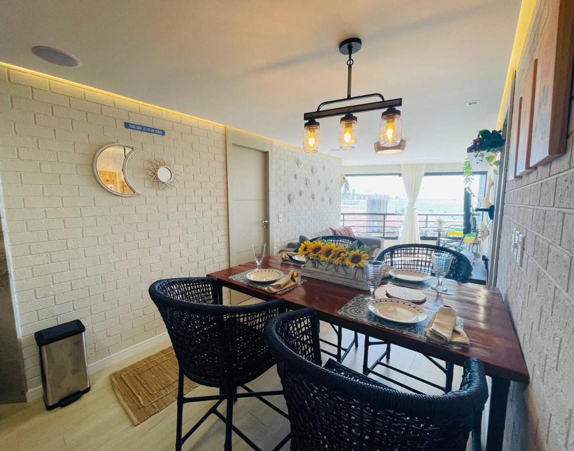 Flat Luxuoso Alto Padrao Frente Mar Com 2 Suites No Iate Plaza Fortaleza  Buitenkant foto