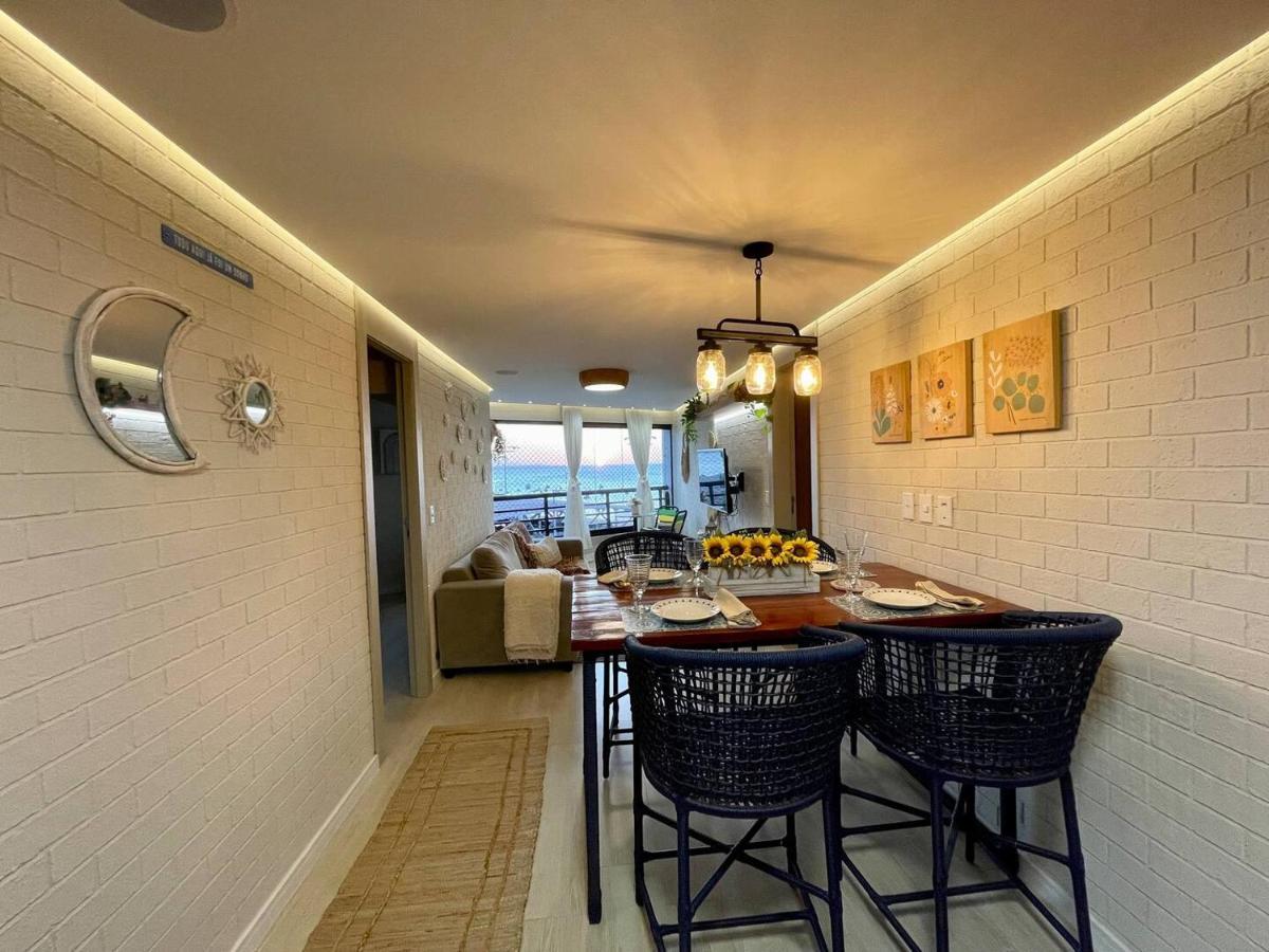 Flat Luxuoso Alto Padrao Frente Mar Com 2 Suites No Iate Plaza Fortaleza  Buitenkant foto