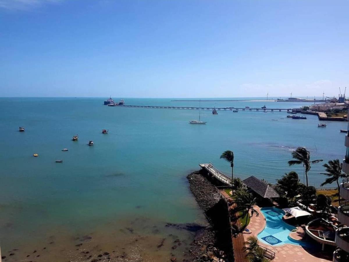 Flat Luxuoso Alto Padrao Frente Mar Com 2 Suites No Iate Plaza Fortaleza  Buitenkant foto