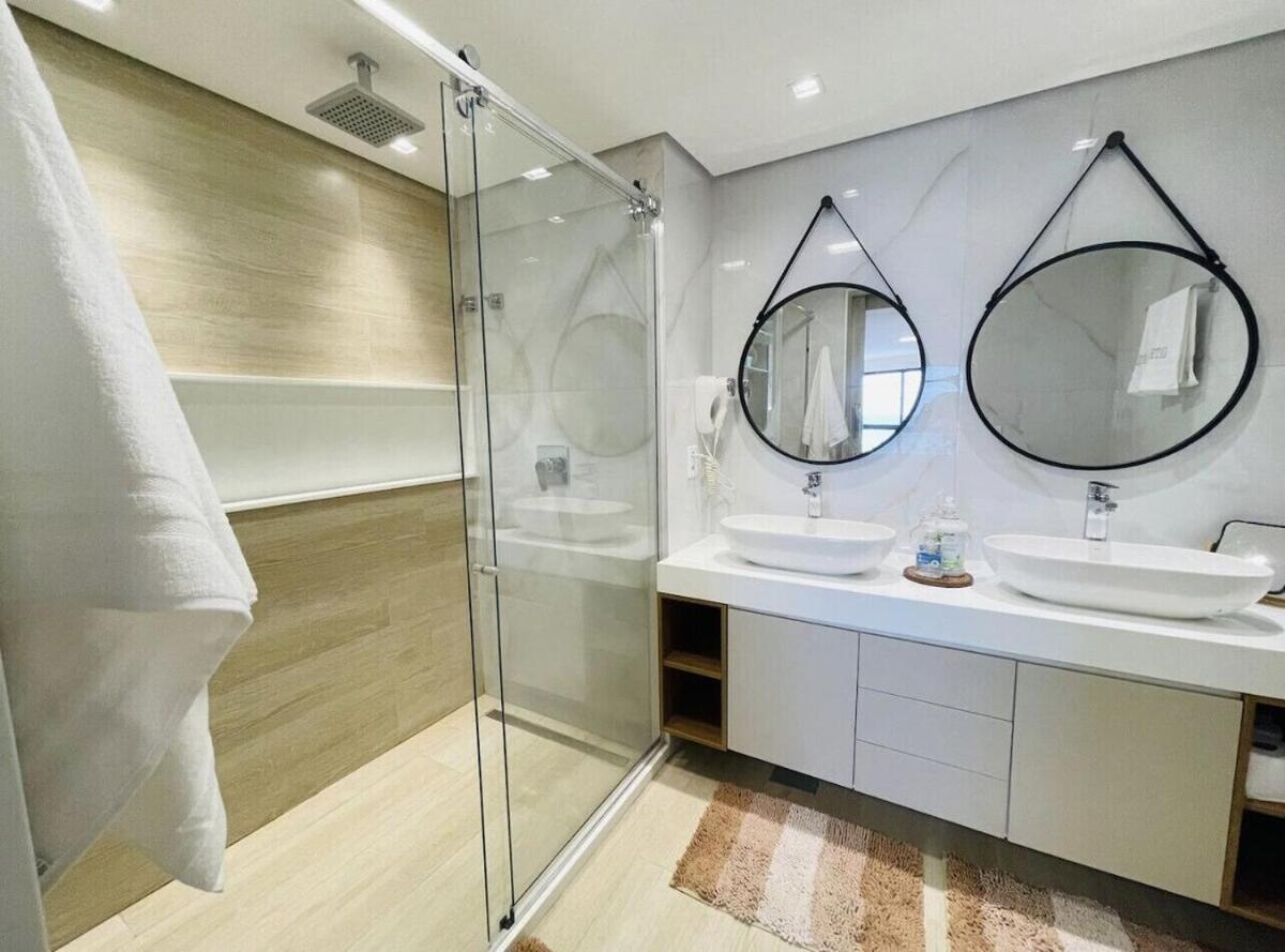 Flat Luxuoso Alto Padrao Frente Mar Com 2 Suites No Iate Plaza Fortaleza  Buitenkant foto